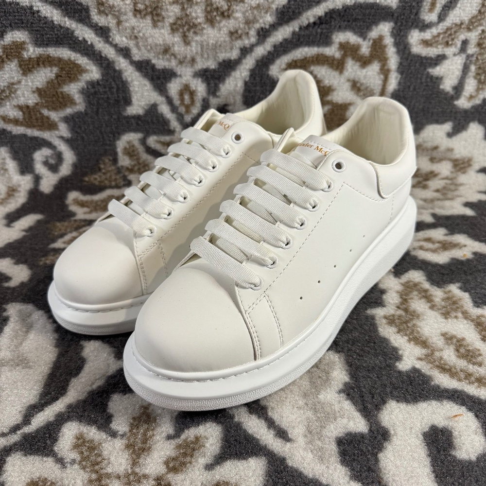 Alexander McQueen Oversized Leather Sneakers Size 12